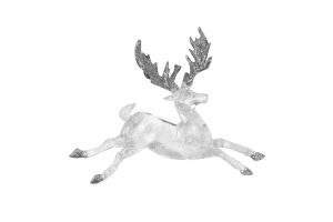 Підвіска новорічна Лось графітова 11,5*14см КМ