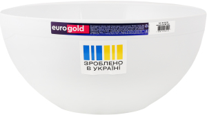 Миска д/салату біла 28см Євроголд
