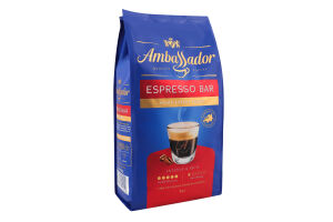 Кава натуральна смажена в зернах Espresso Bar Home expert series Ambassador м/у 1кг