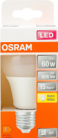 Лампа світлодіодна 8W E27 2700К 6X1 A60 Osram