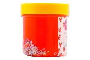 Слайм кришталевий Серця прозорий 125г в асортименті Чудісам