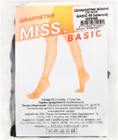 Шкарпетки жіночі Бейсік чорні 40ден 2пари Місс