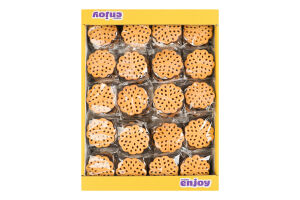 Печенье сахарное с начинкой суфле со вкусом пломбира Кружевко Really Enjoy кг