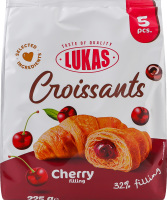 Круассанчик c вишневым наполнителем Lukas м/у 5х45г