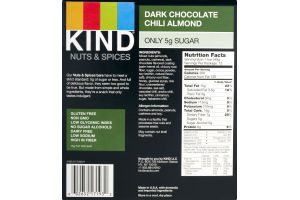 KIND Nuts & Spices Dark Chocolate Chili Almond - 12 CT