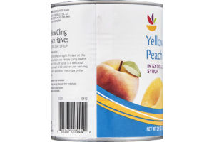 Ahold Yellow Cling Peach Halves in Extra Light Syrup