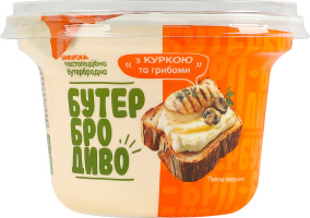 Закуска бутербродная пастообразная С курицей и грибами БутерброДиво ст 200г