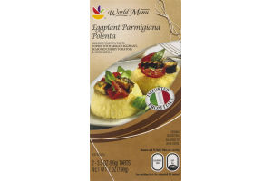 Ahold World Menu Eggplant Parmigiana Polenta