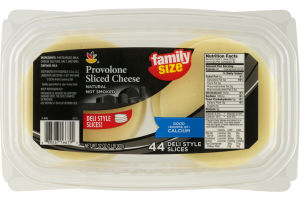 Ahold Natural Sliced Cheese Provolone - 44 CT