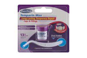 DenTek Temparin Max Long Lasting Temporary Repair Caps & Fillings