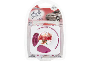 Glade Decor Secrets Car Fragrance Gel Holder and Refill Red Honeysuckle Nectar
