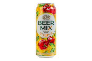 Пиво специальное 0.5л 2.5% пастеризованное Вишня BeerMix ж/б