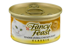 Fancy Feast Tender Liver & Chicken Feast Classic Gourmet Cat Food