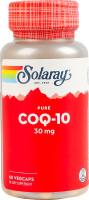 Добавка диетическая веганские капсулы 30мг CoQ10 Pure Solaray 60шт