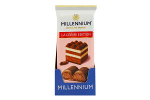 Шоколад молочный с кремовой начинкой со вкусом Тирамису La creme edition Millennium м/у 100г