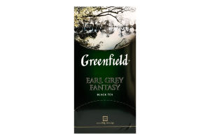 Чай чорний Earl Grey Fantasy Greenfield к/у 25х2г