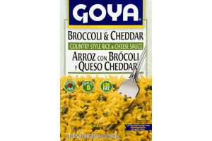 Goya Country Style Rice & Cheese Sauce Broccoli & Cheddar