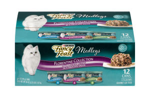 Purina Fancy Feast Medleys Florentine Collection Gourmet Cat Food - 12 CT