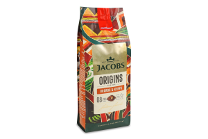 Кофе натуральный жареный молотый Uganda&Kenya Origins Jacobs м/у 200г