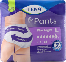 Підгузки-трусики д/дорослих Plus Night р.L 12шт Tena