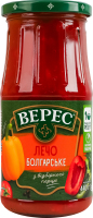 Лечо болгарское стерилизованное Верес с/б 440г