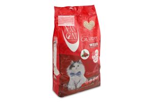 Наполнитель кошачий белый Unscented Super Premium VanCat 10кг