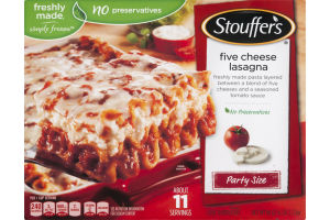Stouffer's Five Cheese Lasagna Party Size