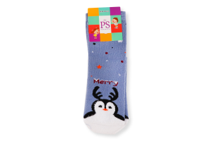 Шкарпетки дит Premier socks Пінгвін махрові р20-22