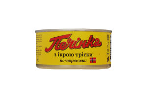 Печенка трески с икрой По-норвежски ТОВ Альфа-Етекс ж/б 185г