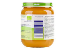 Пюре фруктовое для дітей від 4міс Абрикоси в яблуках Organic Hipp с/б 125г