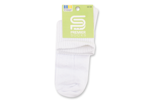 Шкарпетки підл Premier socks ажур серед біл р22-24