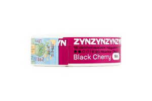 Подушечки никотиносодержащие 6мг ZYN Mini Black cherry 15х0.4г