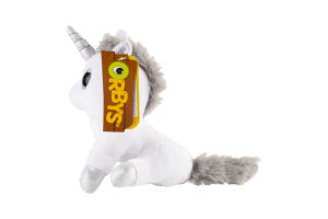 Іграшка м'яка Orbys Єдиноріг сріблястий 18*9*18см