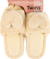 Капці відкриті домашні жіночі Twins Home style Велике серце №010492 36-40