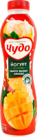 Йогурт 2.5% з наповнювачем фруктовим Манго-банан-ананас Чудо п/пл 520г
