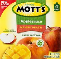 Mott's Applesauce Pouches Mango Peach - 4 CT