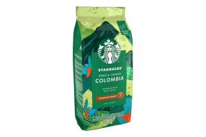 Кофе жареный в зернах Colombia Starbucks м/у 450г