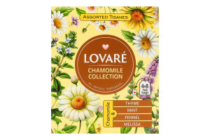 Чай цветочный ассорти Ромашка Chamomile collection Lovare к/у 32х1.3г