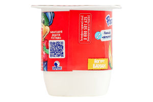 Йогурт 2% с наполнителем Банан Ростишка ст 115г