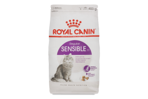 Корм сухой для котов от 1года с чувствительным пищеварением Sensible Royal Canin м/у 400г
