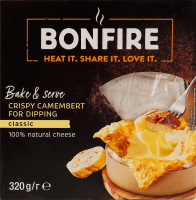 Сыр 58% мягкий сычужный Сrispy camembert for dipping Classic Bonfire к/у 320г