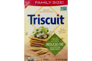 Triscuit Family Size! Reduced Fat Crackers Original