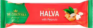 Халва соняшникова з арахісом Druzhkivska м/у 60г