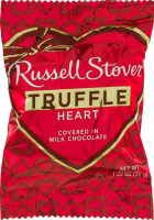 Russell Stover Truffle Heart in Milk Chocolate