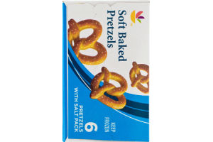 Ahold Soft Baked Pretzels - 6 CT