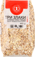 Смесь хлопьев быстрого приготовления Три злака Экстра ТМ "1" м/у 400г
