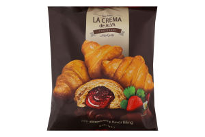 Круасан з начинкою зі смаком полуниці La Crema de Alva м/у 210г