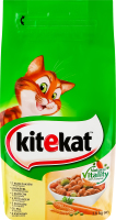 Корм сухой полнорационный для взрослых котов С курицей и овощами KiteKat м/у 1.8кг
