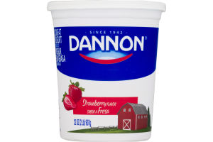 Dannon Strawberry Nonfat Yogurt