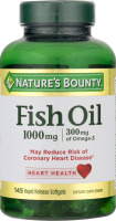 Nature's Bounty Fish Oil 1000 MG Rapid Release Softgels - 145 CT